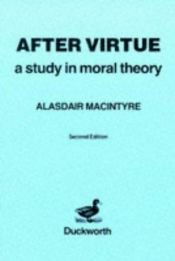 book cover of After Virtue by Alasdair MacIntyre