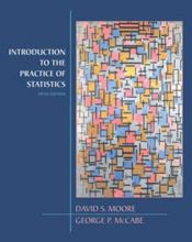 book cover of Introduction to the practice of statistics by David S. Moore