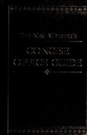 book cover of The new Webster's concise office guide by Eugene Ehrlich