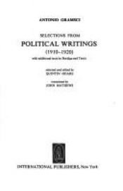 book cover of Selections from Political Writings: 1910-1920 by Antonio Gramsci