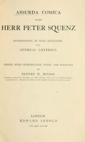 book cover of Herr Peter Squents by Andreas Gryphius