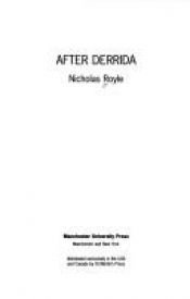 book cover of After Derrida by Nicholas Royle