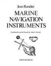 book cover of Marine Navigational Instruments by Jean Randier