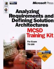 book cover of Analyzing Requirements and Defining Solution Architectures by Microsoft