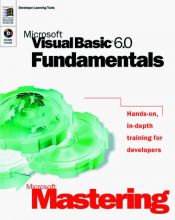 book cover of Microsoft Mastering : Microsoft Visual Basic 6.0 Fundamentals (Dv-Dlt Mastering) by Microsoft