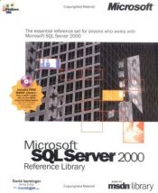 book cover of Microsoft SQL Server(TM) 2000 Reference Library by Microsoft