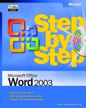 book cover of Microsoft® Office Word 2003 Step by Step (with Practice CD) by Online Training Solutions Inc.