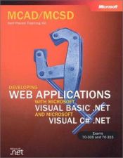 book cover of Developing Web Applications with the .NET Framework by Microsoft