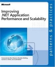 book cover of Improving .NET Application Performance and Scalability (Patterns & Practices) by Microsoft