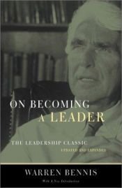 book cover of On becoming a leader by Warren G. Bennis