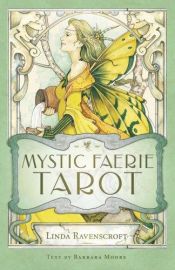 book cover of Mystic Faerie Tarot by Linda Ravenscroft