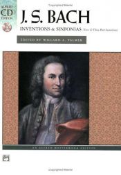 book cover of Two- and Three-Part Inventions for the Piano by Johann Sebastian Bach