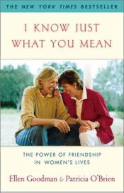 book cover of I know just what you mean by Ellen Goodman