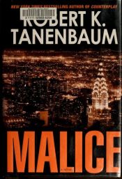 book cover of Malice by Robert Tanenbaum