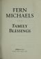 Family Blessings (Cisco Series)