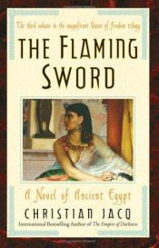 book cover of The flaming sword by 克里斯提昂·贾克