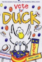 book cover of Duck for President by Doreen Cronin