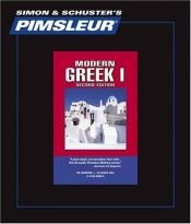 book cover of Greek I by Pimsleur