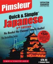 book cover of Pimsleur Quick & Simple Japanese by Pimsleur