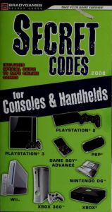 book cover of Secret Codes for Consoles & Handhelds 2008 by H. Leigh Davis