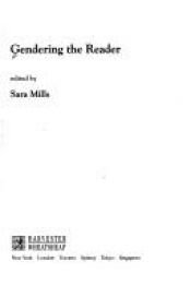 book cover of Gendering the Reader by Sara Mills