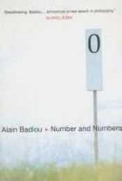 book cover of Number and Numbers by Alain Badiou