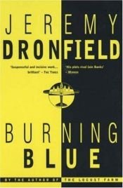 book cover of Burning Blue by Jeremy Dronfield