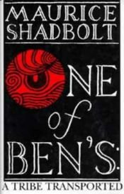 book cover of One of Ben's by Maurice Shadbolt