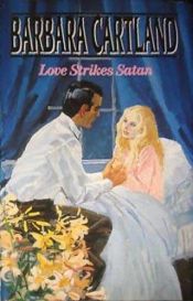 book cover of Love Strikes A Devil (Large print hardback) by Barbara Cartland