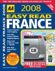 book cover of AA 2008 Easy Read France (Aa Atlases) by Automobile Association