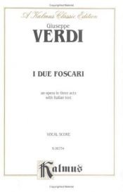 book cover of I due Foscari by Giuseppe Verdi