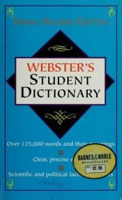 book cover of Webster's Student Dictionary (Newly Revised Edition) by PH Collin