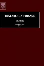 book cover of Research in Finance, Volume 21 (Research in Finance) by Andrew H. Chen