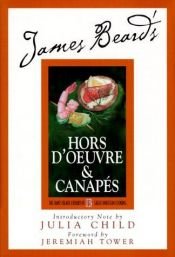 book cover of Hors D'oeuvre and Canapes by James Beard