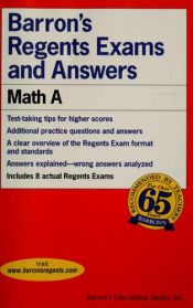 book cover of Math A (Barron's Regents Exams and Answers Books) by Lawrence S. Leff