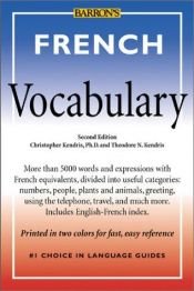 book cover of French vocabulary by Christopher Kendris