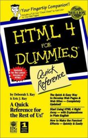 book cover of HTML 4 For Dummies® (For Dummies) by Ed Tittel