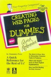 book cover of Creating Web Pages for Dummies Quick Reference by Doug Lowe