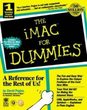 book cover of The iMac for dummies by David Pogue