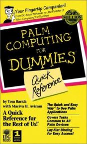 book cover of Palm computing for dummies quick reference by Thomas E. Barich