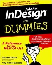 book cover of Adobe InDesign for dummies by Deke McClelland