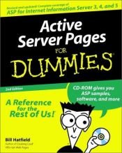 book cover of Active Server Pages for Dummies by Bill Hatfield