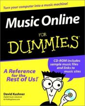 book cover of Music Online for Dummies by David Kushner