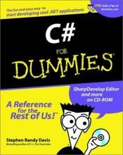 book cover of C# for Dummies (With CD-ROM) by Stephen Randy Davis