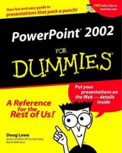 book cover of PowerPoint 2002 for Dummies by Doug Lowe