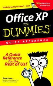book cover of Microsoft Office XP for Windows for Dummies Quick Reference by Doug Lowe