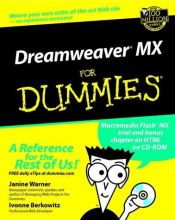 book cover of Dreamweaver MX for dummies by Janine Warner