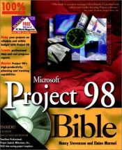 book cover of Microsoft Project 98 bible by Nancy C. Muir