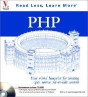 book cover of PHP: Your Visual Blueprint for Creating Open Source, Server-Side Content by Paul Whitehead