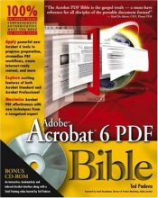 book cover of Adobe Acrobat 6 PDF Bible by Ted Padova
